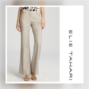 ELIE TAHARI Simone Wool Trouser Slacks Career Pant